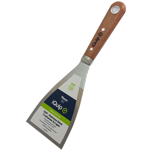 [22SC075] iQuip Scrapper Rosewood Handle 75mm
