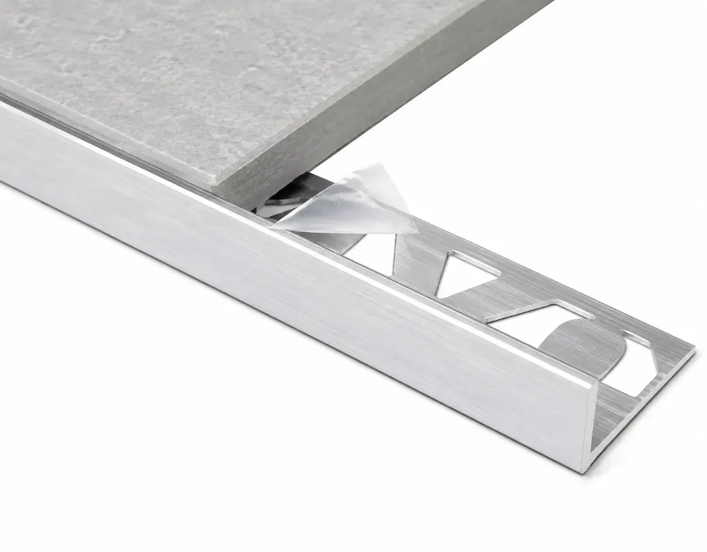 [PA-12-3-LSP] Aluminium Angle 12mm x 3m Linished Silver with Protective film