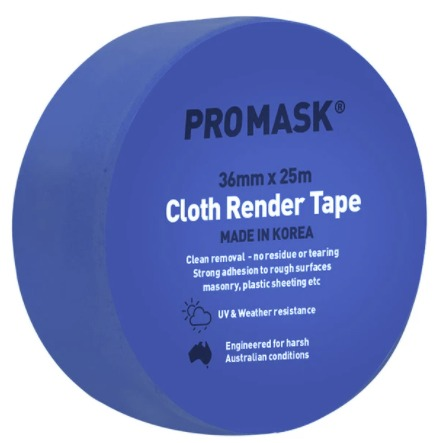 [16KCT36] Promask Korean Render Cloth Tape 36mm X 25M