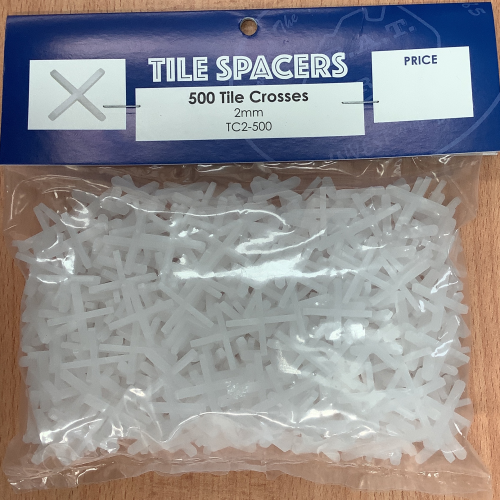 [TC2-500] B.A.T Tile Crosses 2mm x 500 Bag