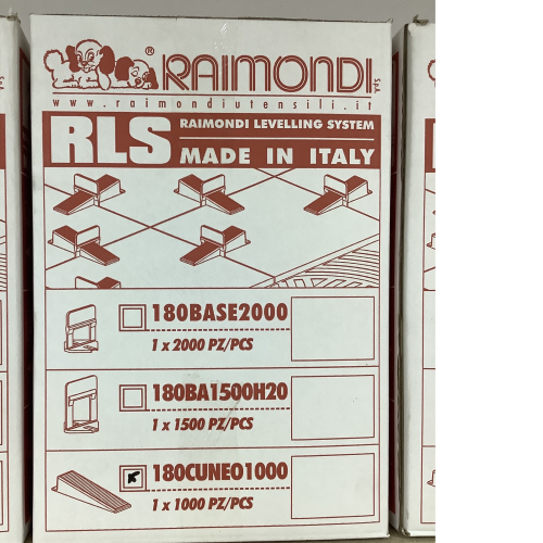 [RAI-LSW1000] Raimondi Levelling Spacers Adjustable Wedge-1000pcs