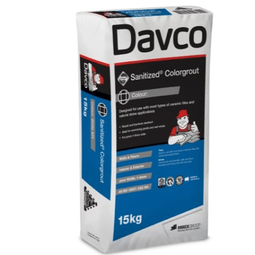 Davco Sanitized Colourgrout 01 White 15Kg