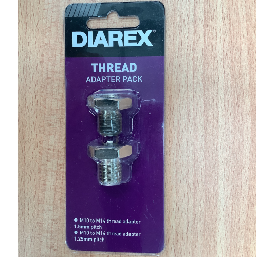 [TAM14M10KIT] Diarex Thread Adapter Kit M14 to M10 1.5mm pitch 1.25mm pitch