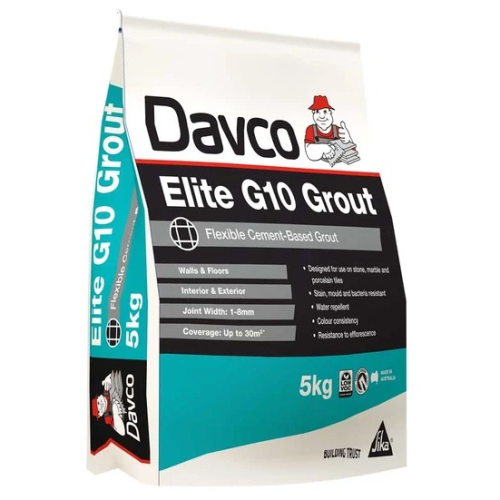 [632715] Davco Elite Grout G10 102 Silver Fox 5kg