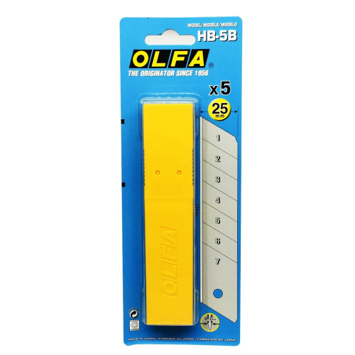 OLFA HB-5B Heavy Duty 25mm Snap Blade 10 Blades